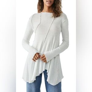 Free People Full Swing Tunic - Size medium in white